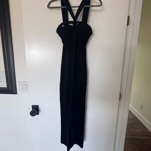 Cache Black Strappy Evening Dress: Prom or Wedding or HOCO